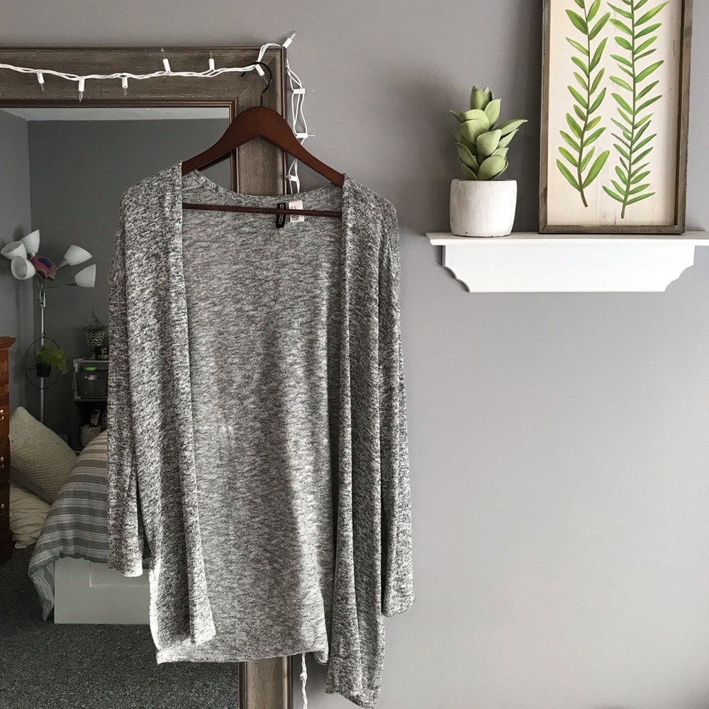 Gray Cardigan